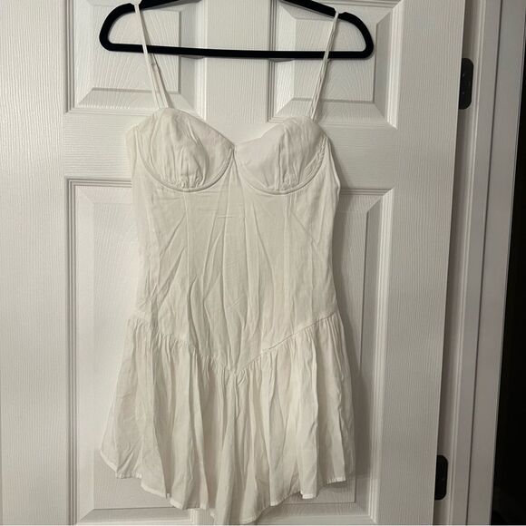 PRINCESS POLLY Camille Mini Dress In White - Picture 5 of 6